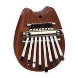 LEKATO Kalimba-Daumenklavier aus Holz mit 17 Tasten, Sonnenblume