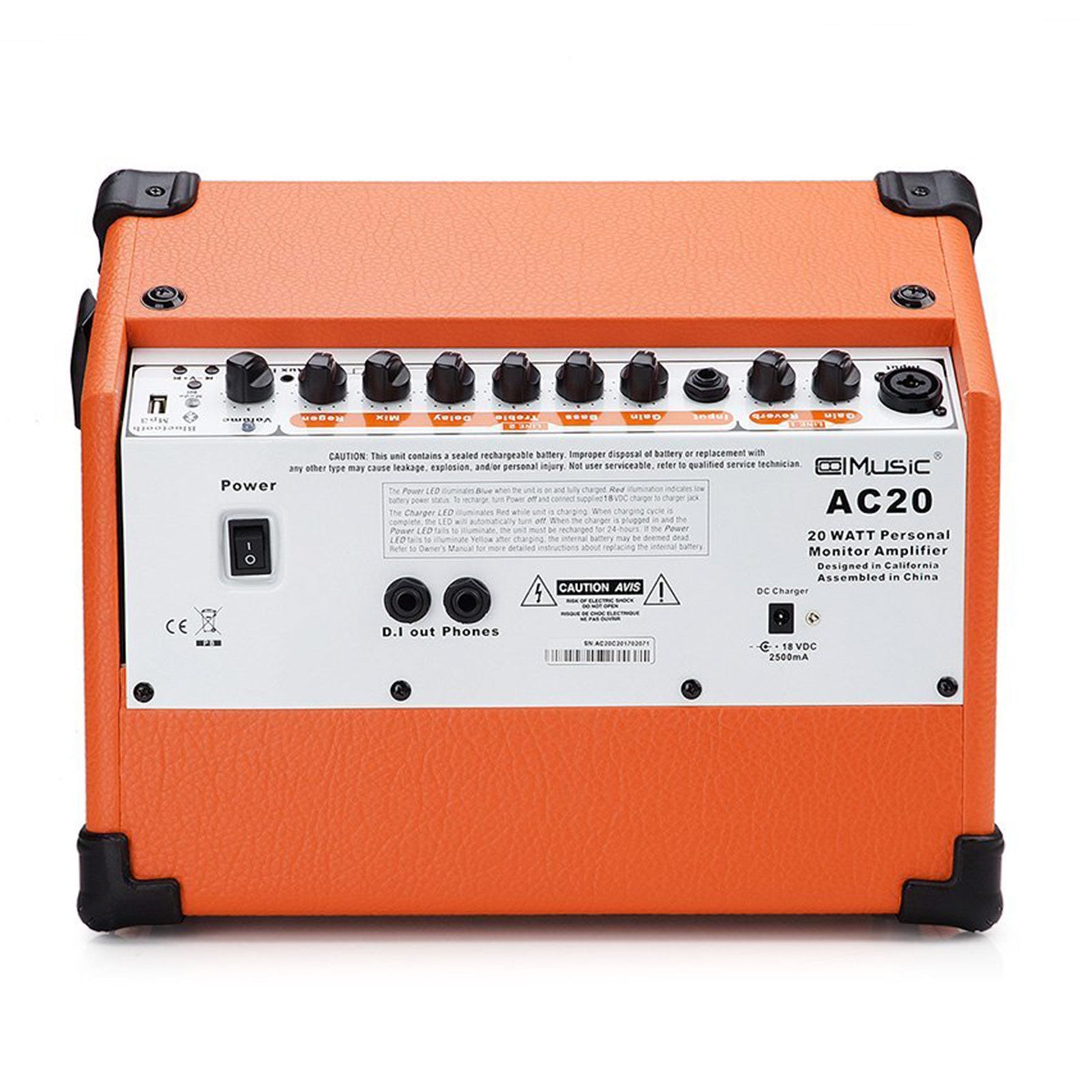 COOLMUSIC AC-20 Acoustic Guitar 20 Watt Amplifier