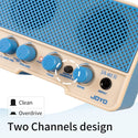 JOYO Guitar Rechargeable Amplifier w/ Two Channels Bluetooth Headphone