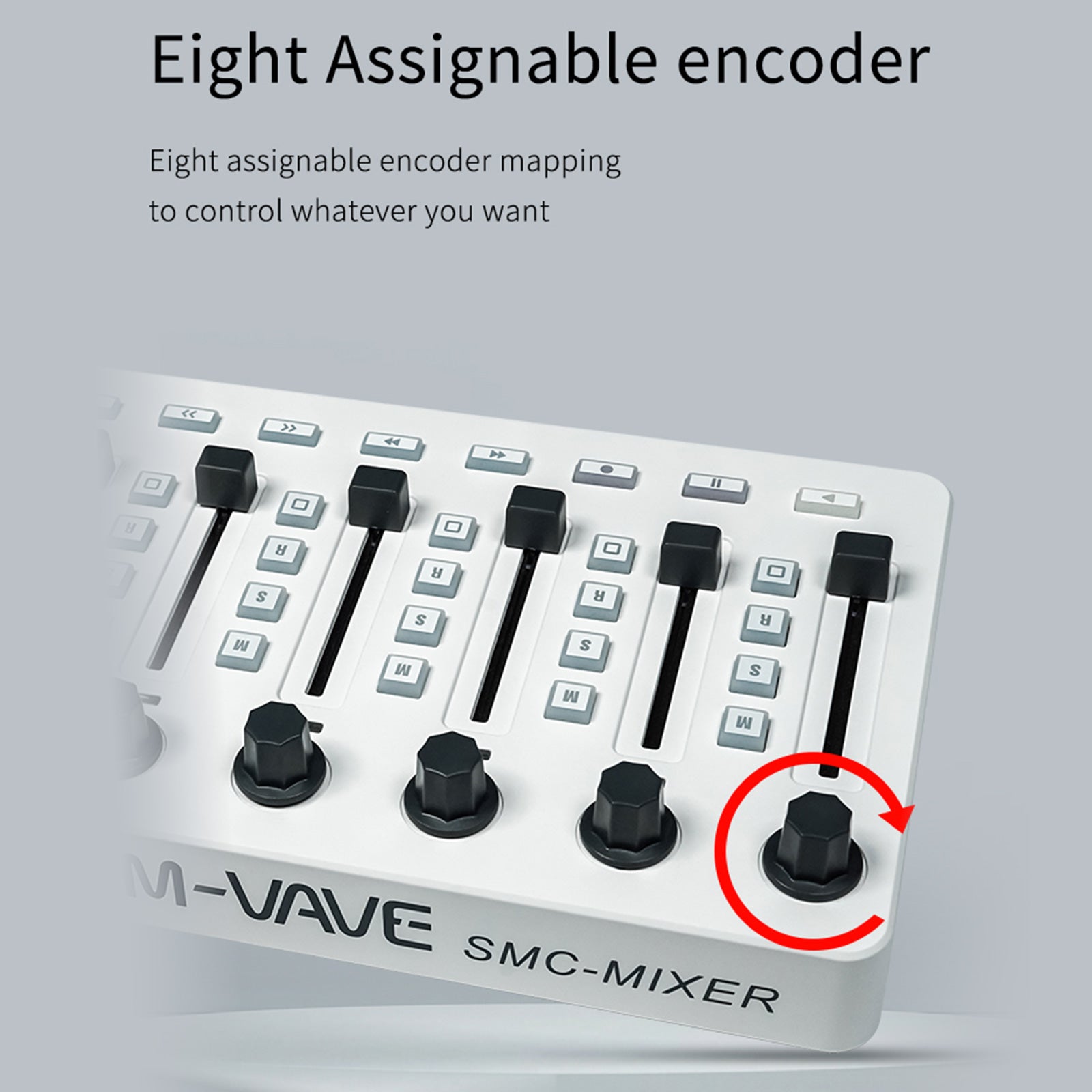 M-VAVE SMC-Mixer Wireless MIDI Controller Mixing Console