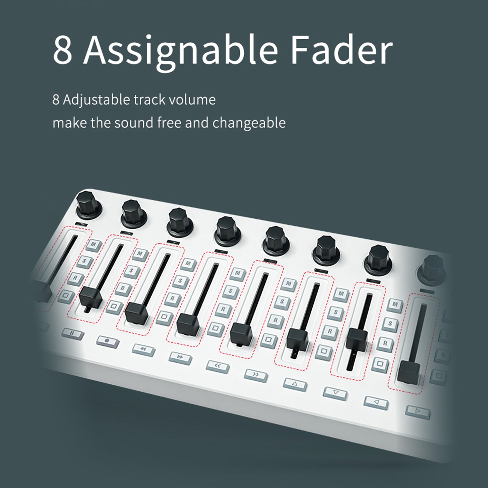 M-VAVE SMC-Mixer Wireless MIDI Controller Mixing Console