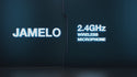 JAMELO 2.4GHz Wireless Microphone w/ Receiver Dual Handheld Dynamic Mics