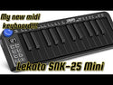 LEKATO 25 Key Mini MIDI Keyboard Controller Bluetooth Velocity-Sensitive 360 Knob