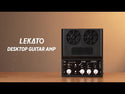 LEKATO Electric Guitar Amp 20W Distortion Delay Effect Bluetooth w/ US Power Supply