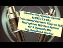 LEKATO MW-1 5.8G Wireless Dynamic Microphone System Plug-on XLR (Get $25 Coupon)