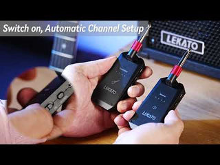 LEKATO WS-90 5.8G Wireless Guitar System Transmitter Receiver (Get $15 Coupon)