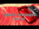 LEKATO WS-60 2,4G Wireless Gitarrensystem Sender Empfänger Schwarz & Rot Kit