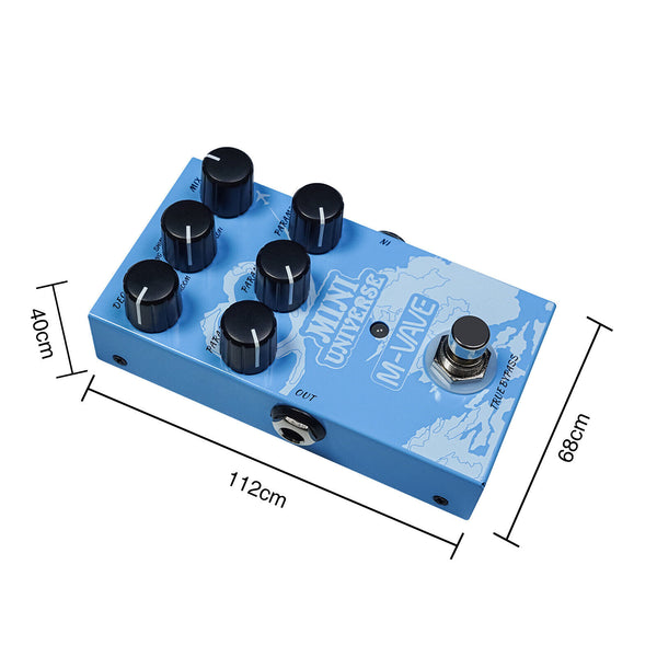 M-VAVE Mini Universe Digital Reverb Pedal 9 Reverb Electric Guitar Effects Pedal - LEKATO-Best Music Gears And Pro Audio