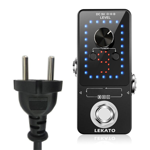 LEKATO Gitarreneffektpedal Looper 9 Loops 40 Min