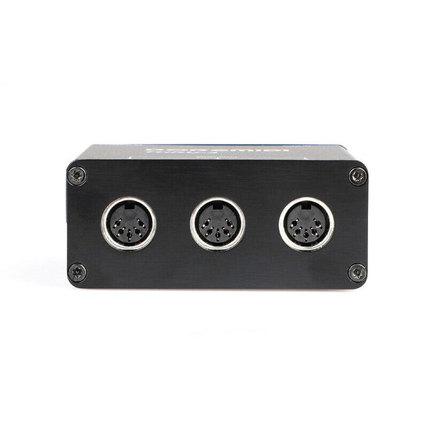 DOREMiDi MIDI Host Box THRU-3 MIDI Five-pin Interface No Delay Converter Adapter - LEKATO-Best Music Gears And Pro Audio