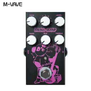 M-VAVE MINI-AMP Guitar Simulation Effect Pedal 9 Classic Amp Effects 3 Band EQ - LEKATO-Best Music Gears And Pro Audio