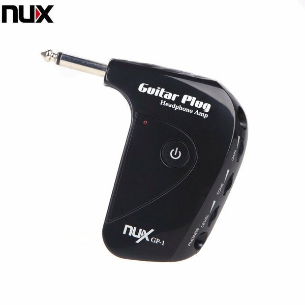 NUX Electric Guitar Plug On Headphone Amplifier With Distortion Effect