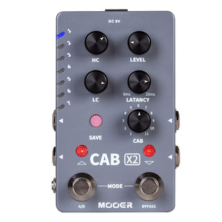 MOOER Cab X2 Double Stud IR-loading Stereo Box Simulator Guitar Effect Pedal