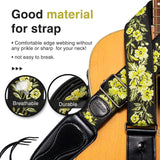 LEKATO LGS-6 Guitar Strap for Electric Acoustic Guitar Bass 6 Picks 2 Locks Gift - LEKATO-Best Music Gears And Pro Audio