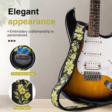 Load image into Gallery viewer, LEKATO LGS-6 Guitar Strap for Electric Acoustic Guitar Bass 6 Picks 2 Locks Gift