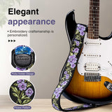 LEKATO Bass/Acoustic/Electric Guitar Strap Embroidery Bohemian Style 2'' Wide - LEKATO-Best Music Gears And Pro Audio