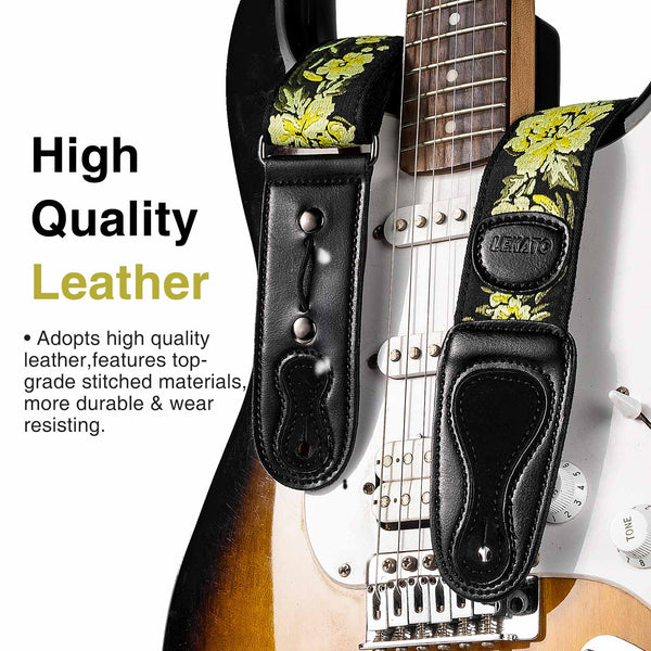 Lekato Adjustable Memory Foam Guitar Strap Bass Belt Set 3 inch Wide w   Buy Musical Instruments, Pedals, Wireless, Drum, Pro Audio & More - LEKATO
