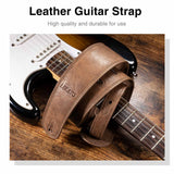 LEKATO Acoustic Electric Guitar Bass Strap 2.5" Wide Adjustable 41in to 51inch - LEKATO-Best Music Gears And Pro Audio