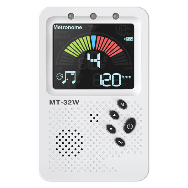 LEKATO 3-In-1 Rechargeable Metronome Tuner Tone Generator w/ Human Voice Beat