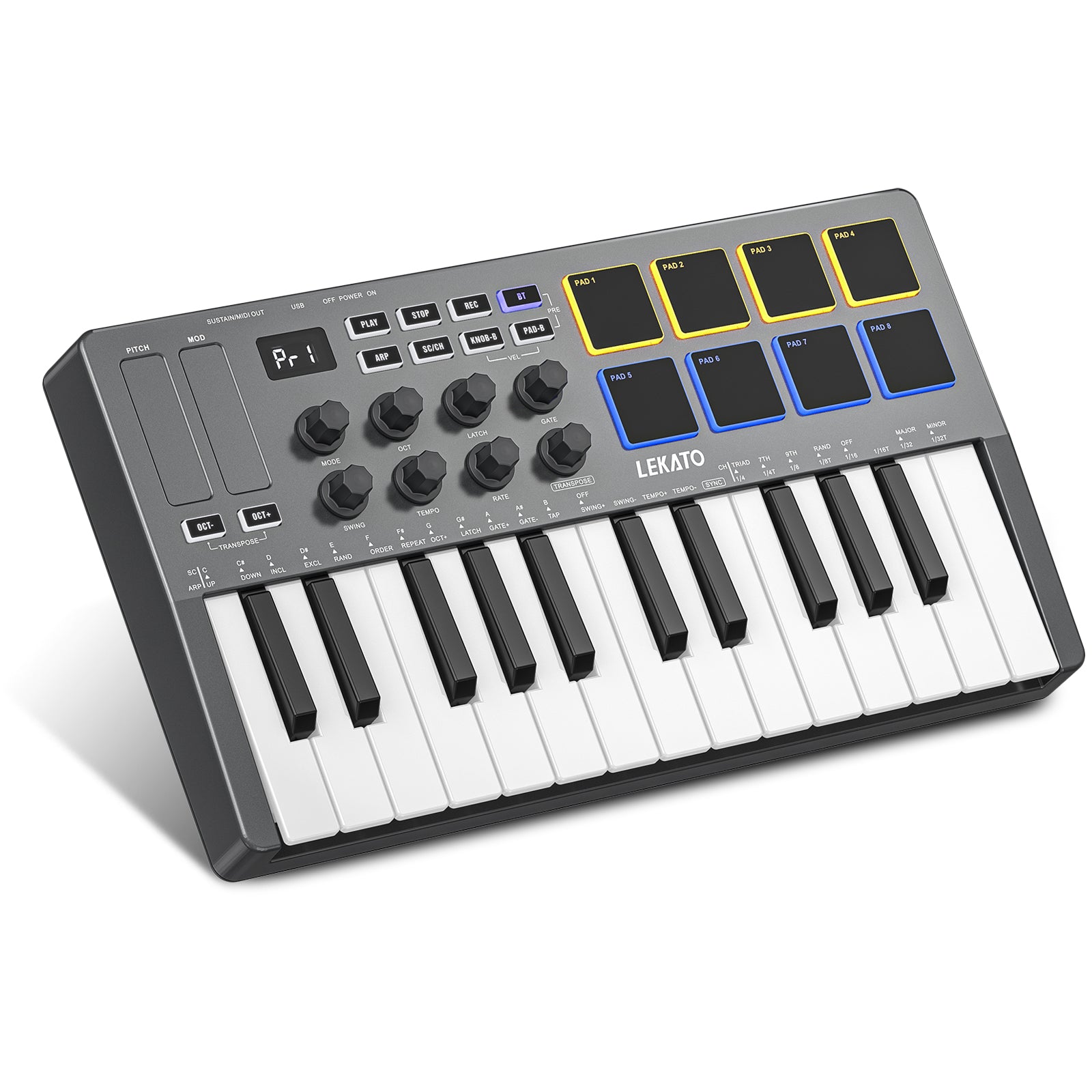 SMK25 MIDI Keyboard Controller 25 Keys CubeSuite Software