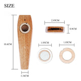 INITER Mini Musical Instrument Wooden Kazoo Kids Ukulele Guitar Partner Party - LEKATO-Best Music Gears And Pro Audio