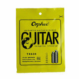 10 Pack Orphee TX620 TX630 TX640 Acoustic Folk Guitar Strings Extra Light /Medium - LEKATO-Best Music Gears And Pro Audio