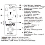 Mooer Sweeper Dynamic Envelope Filter Guitar Bass Effect Pedal Fuzz / Clean - LEKATO-Best Music Gears And Pro Audio