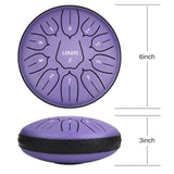 LEKATO 6" Tongue Drum 11 Notes D Tune Percussion Zen Meditation Yoga Gift (Get $10 Coupon) - LEKATO-Best Music Gears And Pro Audio