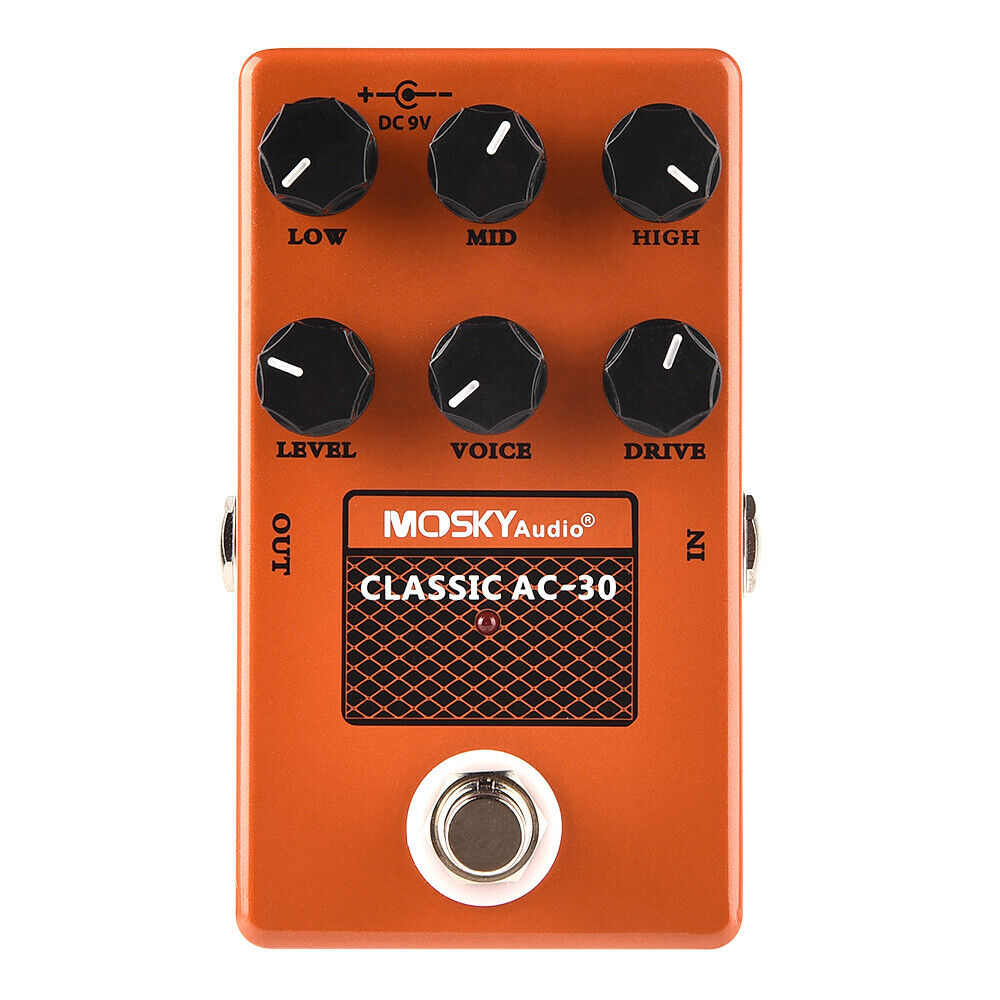 Mosky Classic Guitar Speaker Simulation Effect Pedal Level Drive Voice US
