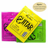 10 Pack Orphee TX620 TX630 TX640 Acoustic Folk Guitar Strings Extra Light /Medium - LEKATO-Best Music Gears And Pro Audio