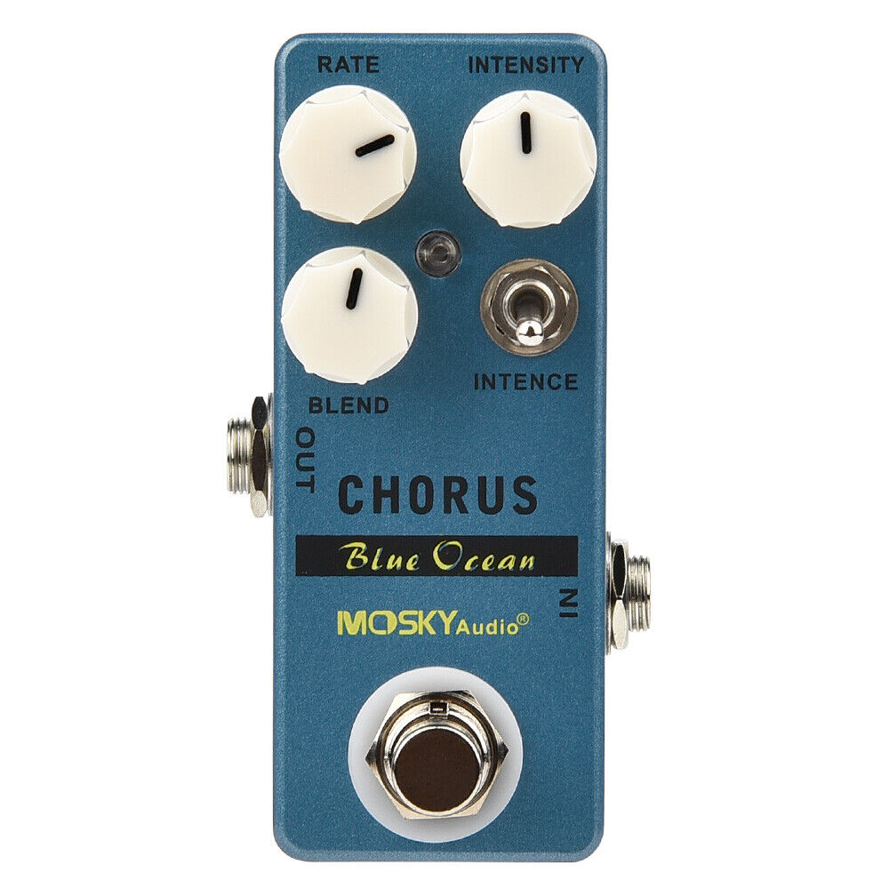MOSKY Ocean Guitar Chorus Effect Pedal True Bypass DC 9V
