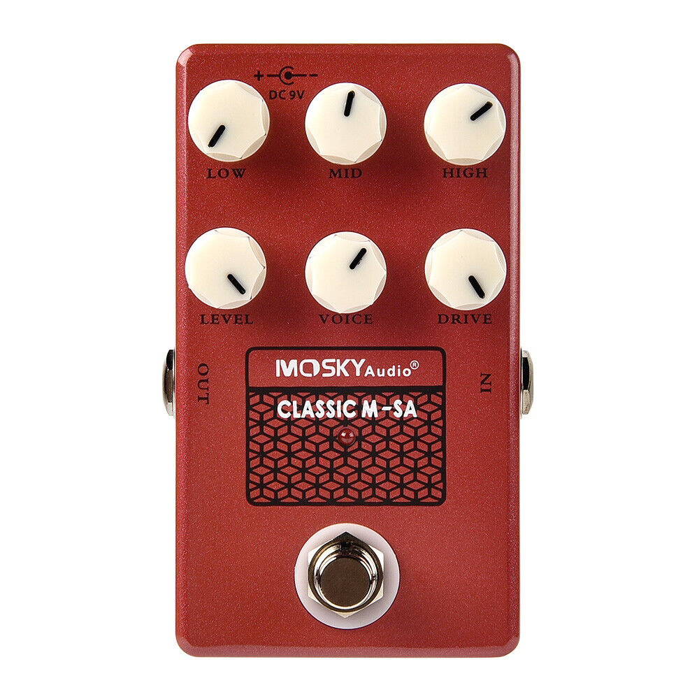 MOSKY M SA Speaker Simulation Guitar Effect Pedal Drive Voice Level Cabinet US