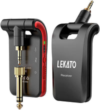 Load image into Gallery viewer, LEKATO 2.4Ghz 280° Wireless Stereo Guitar Transmitter Receiver System Dual Track