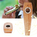 INITER Mini Musical Instrument Wooden Kazoo Kids Ukulele Guitar Partner Party - LEKATO-Best Music Gears And Pro Audio