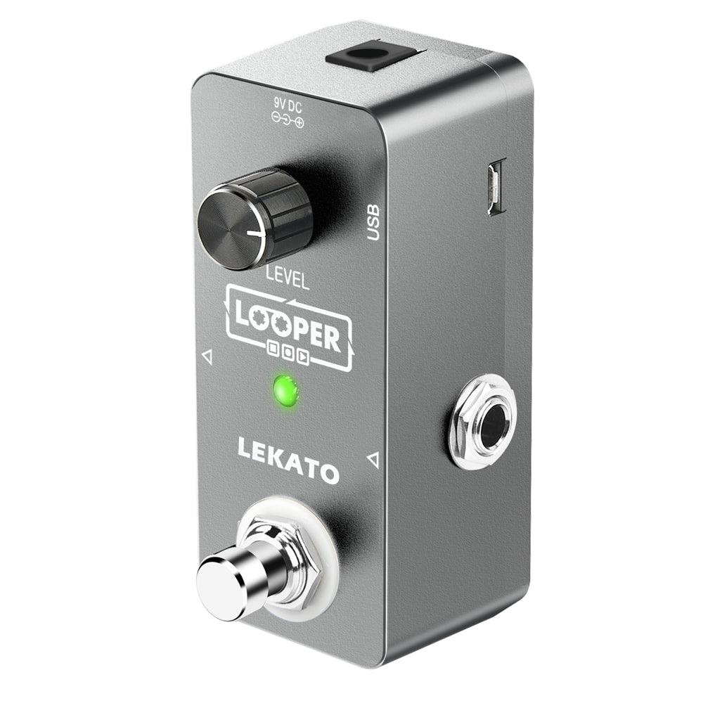 best small looper pedal LEKATO Guitar Effect Pedal Looper Stage 5 Mins Recording – LEKATO