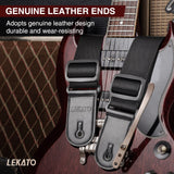 Adjustable 42-58" Bass Guitar Strap Belt w/ 3.3" Sponge Pad Decompression Padded - LEKATO-Best Music Gears And Pro Audio