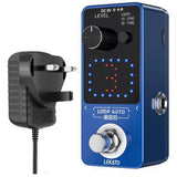 Lekato Guitar Effect Pedal Looper 3 Slot 18 Mins Loop Blue - LEKATO-Best Music Gears And Pro Audio