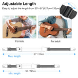 LEKATO Bass Electric Guitar Strap 3 inches Wide Holder Adjustable 50" - 61" M01400L (Get $10 Coupon) - LEKATO-Best Music Gears And Pro Audio