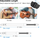 LEKATO Adjustable Memory Foam Guitar Bass Strap Belt 3" Wide 38" - 47" Long (Get $10 Coupon) - LEKATO-Best Music Gears And Pro Audio