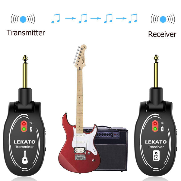 LEKATO L6 UHF Wireless Systems Transmitter Receiver 270°