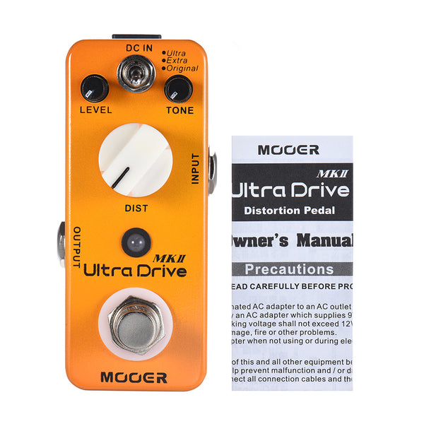 Mooer Guitar Effect Pedal Ultra Drive MKII Distortion Multi Dynamic Distortion