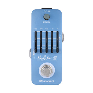Mooer Graphic G Equalizer Guitar Effect Pedal True Bypass 5-Band Graphic EQ - LEKATO-Best Music Gears And Pro Audio