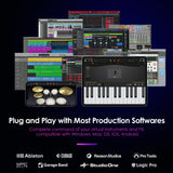 LEKATO 25 Keys MIDI Keyboard Controller USB 8 RGB Backlit CubeSuite Software - LEKATO-Best Music Gears And Pro Audio