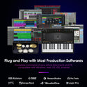 LEKATO 25 Keys MIDI Keyboard Controller USB 8 RGB Backlit CubeSuite Software