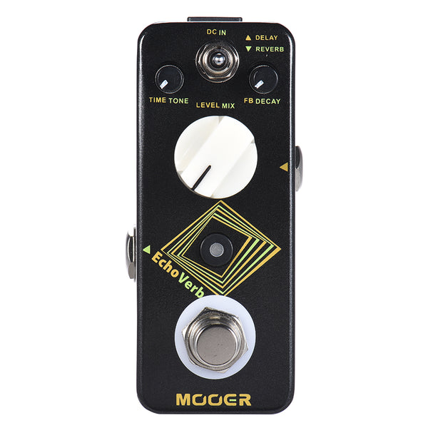 Mooer EchoVerb Reverb Delay Guitar Bass Effect Pedal True Bypass Digital Delay - LEKATO-Best Music Gears And Pro Audio
