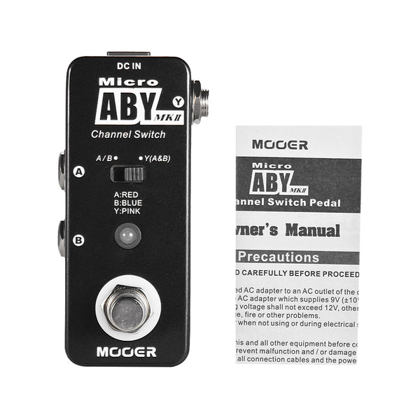 Mooer ABY MKII The Comprehensive Channel Switch Guitar Effects Pedal True Bypass - LEKATO-Best Music Gears And Pro Audio