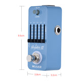 Mooer Graphic G Equalizer Guitar Effect Pedal True Bypass 5-Band Graphic EQ - LEKATO-Best Music Gears And Pro Audio