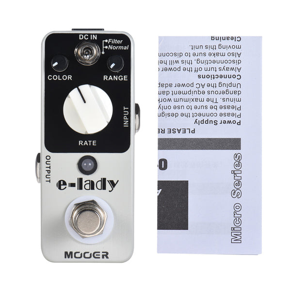 MOOER E-Lady Classic Analog Flanger Filter Oscillator Guitar Effect Pedal - LEKATO-Best Music Gears And Pro Audio