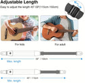 Lekato 3 inch Wide Adjustable Electric Guitar Strap Bass Belt Set w/ 6 picks M01400 (Get $10 Coupon) - LEKATO-Best Music Gears And Pro Audio