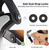 Lekato 3 inch Wide Adjustable Electric Guitar Strap Bass Belt Set w/ 6 picks M01400 (Get $10 Coupon) - LEKATO-Best Music Gears And Pro Audio